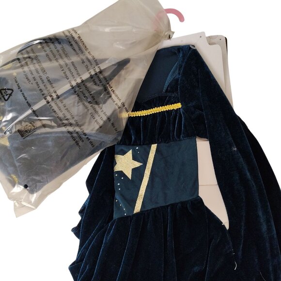 Girls S (6/6X) Spellbound Wizard Complete 3 Piece Halloween Costume - Picture 6 of 8